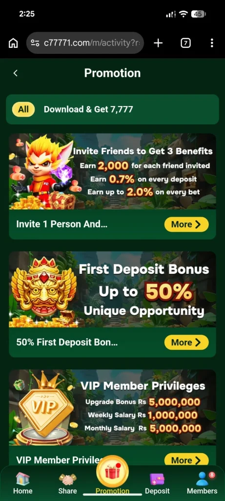 C7777 Game